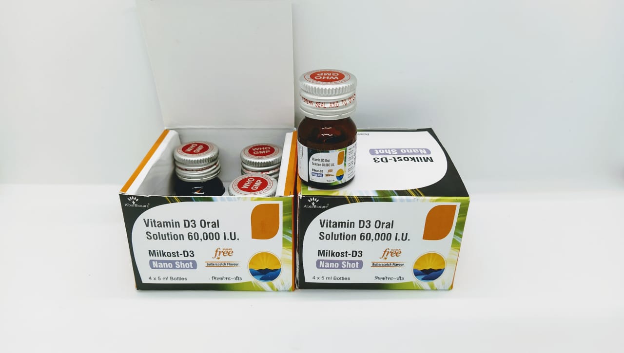 MILKOST-D3 SHOTS | Cholecalciferol 60,000 I.U. Oral Solution